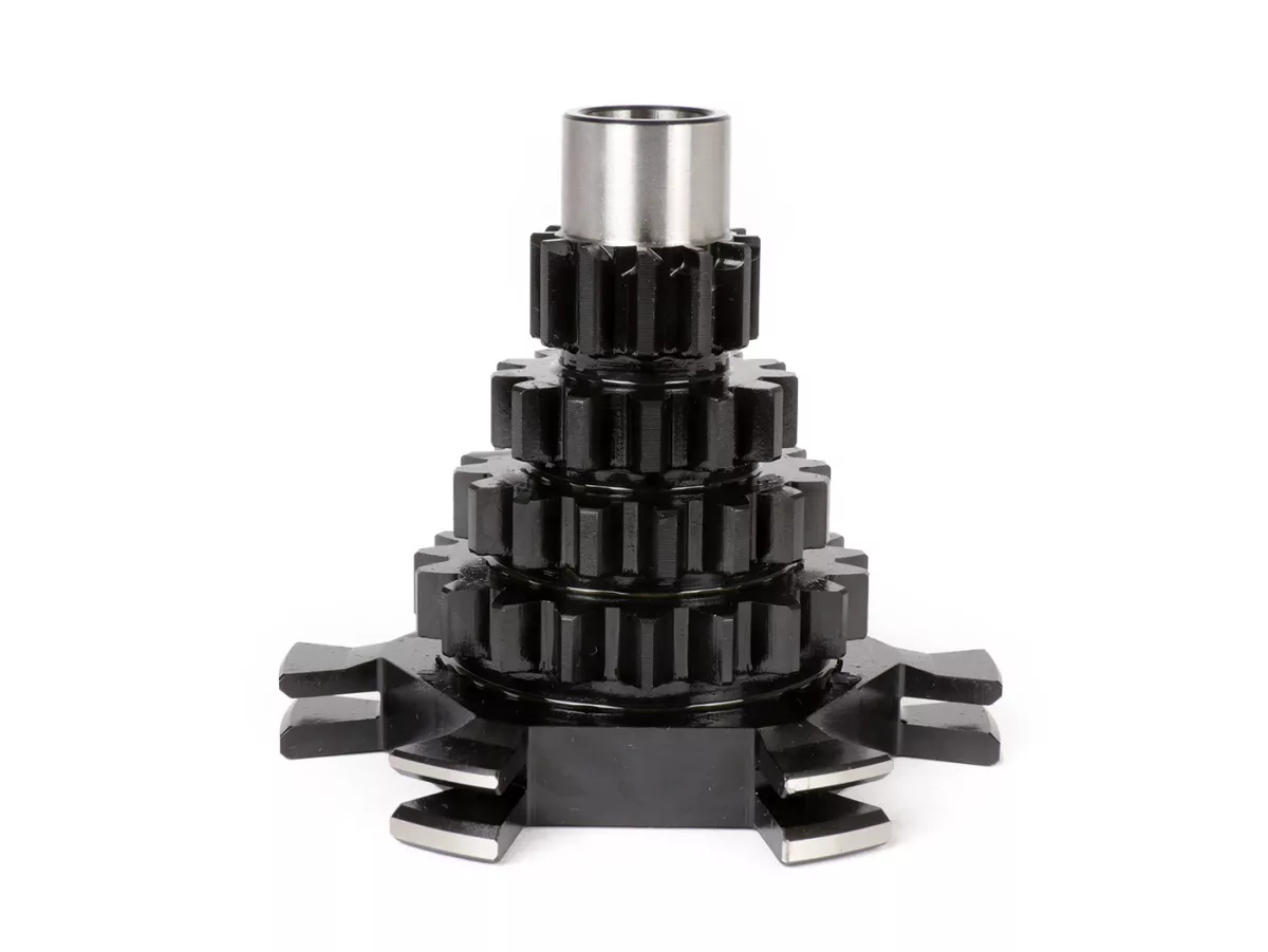 Gear cluster -BGM PRO- Vespa PX200, Rally200 - 12-13-17-20 - short 4th gear