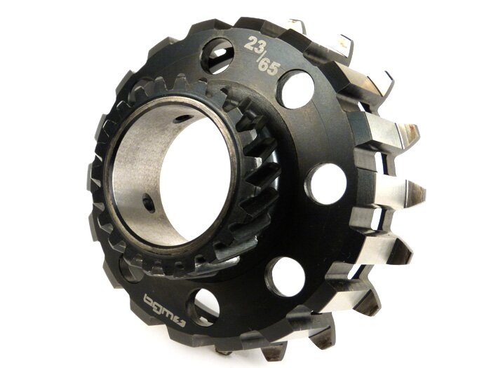 Clutch sprocket -BGM PRO- Vespa Cosa2, PX (1995-), BGM Superstrong, Superstrong CR - (for 64/65 tooth primary gear, helical) - 23 tooth