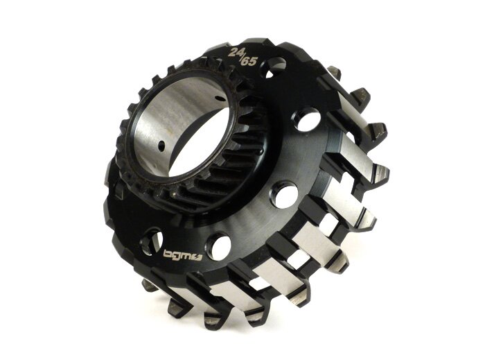 Clutch pinion -BGM PRO- Vespa Cosa2, PX (1995-), BGM Superstrong, Superstrong CR - (for 64/65 tooth primary wheel, helical cut) - 24 teeth