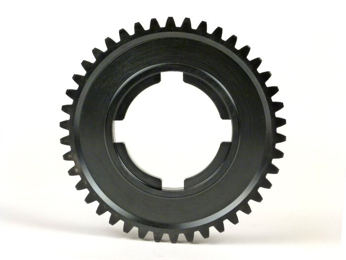2nd gear cog -BGM PRO, type EFL + type P-range- Vespa PX125-200 (1984-), T5 125cc, Cosa125-200, LML Star/Stella125/150 2-stroke - fits also PX125-200 (-1984), Rally180/200 - 42 teeth