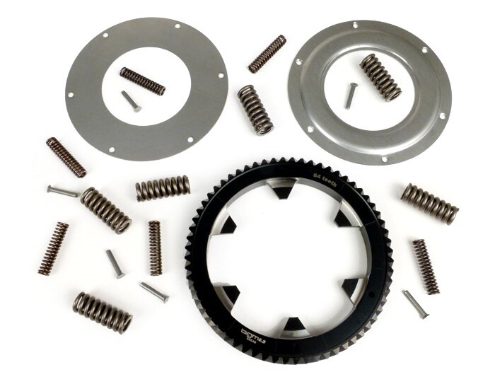 Ruota primaria incl. kit di riparazione primaria BGM PRO rinforzato -BGM PRO- Vespa PX200, Rally200 (denti elicoidali) - 64 denti