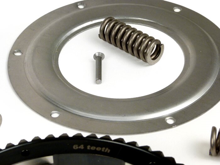 Ruota primaria incl. kit di riparazione primaria BGM PRO rinforzato -BGM PRO- Vespa PX200, Rally200 (denti elicoidali) - 64 denti
