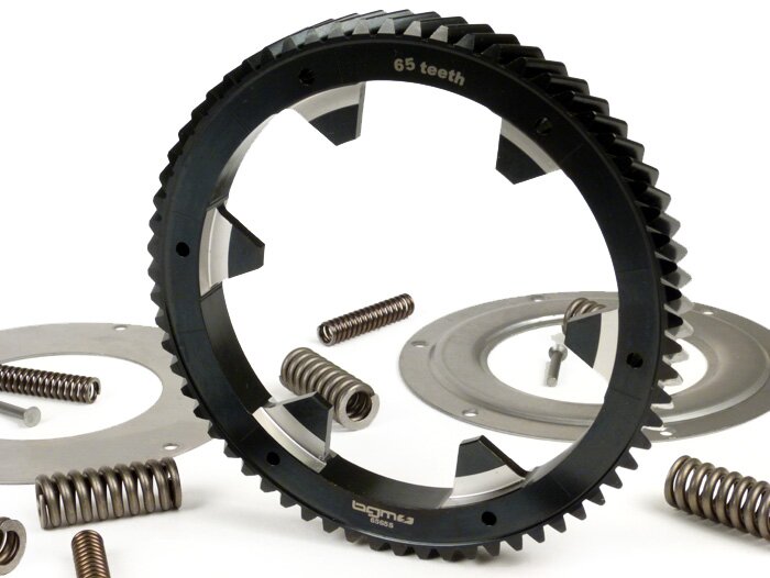 Primary gear -BGM PRO- Vespa PX200, Rally200 - incl. primary gear repair kit BGM PRO reinforced - 65 tooth (helical)