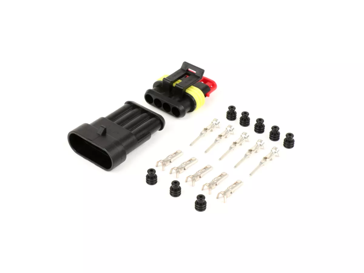 Pluggsats för kablage -BGM PRO- typserie 060 AM SpecialSeal, 0,85-1,25mm², vattentät - 4 pluggkontakter