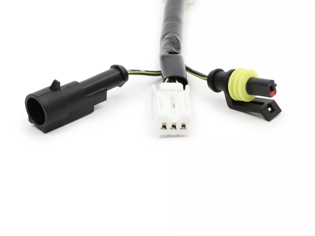 Kit adaptor kabel untuk konversi indikator belakang -BGM PRO- Vespa GTS125-300 (model tahun -2018) - untuk digunakan dengan indikator LED Moto Nostra dengan lampu berjalan LED dinamis