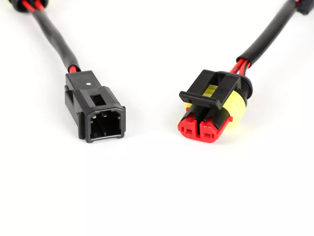 Adapter wire set for indicator conversion -BGM PRO Crossover update 2003-2013 => 2014- Vespa GTS rear  - used for indicators from 2014 on vechicles before 2014