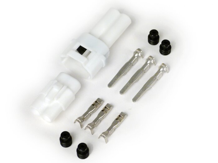 Pluggsats för kablage -BGM PRO- typserie 090 SMTO MT Sealed, Bihr, 2 pluggkontakter, 0,85-1,25mm², vattentät-