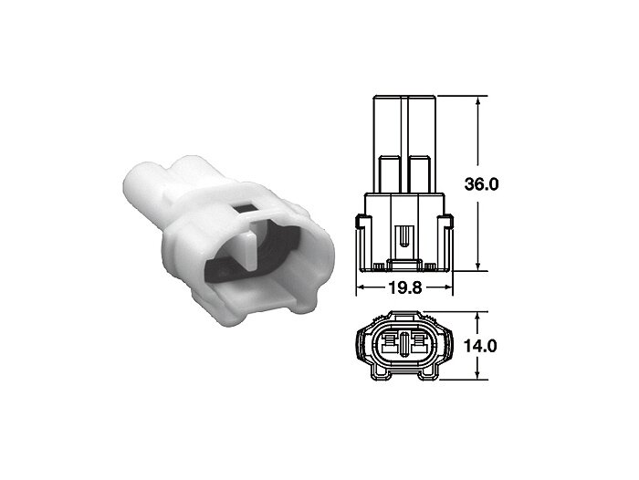 Pluggsats för kablage -BGM PRO- typserie 090 SMTO MT Sealed, Bihr, 2 pluggkontakter, 0,85-1,25mm², vattentät-