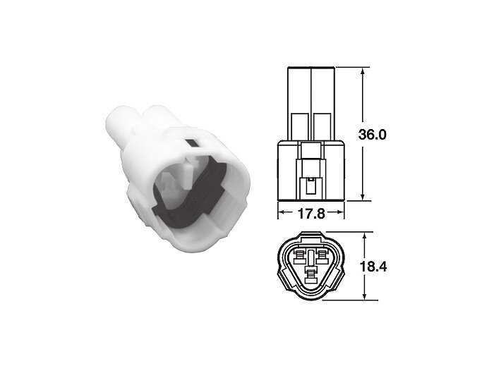 Plug set for wiring loom -BGM PRO- series type 090 SMTO MT sealed, Bihr, 3 contact plugs, 0.85-1.25mm², waterproof-