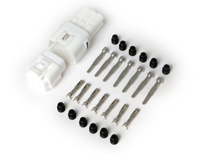 Kit borniers pour faisceau -BGM PRO- type série 090 SMTO MT Sealed, Bihr, 6 fiches, 0.85-1.25mm², impérmeable-