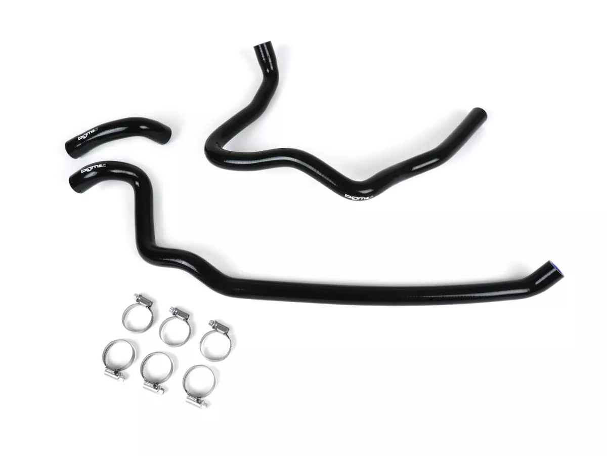Kit durite de refroidissement -BGM PRO silicone 180°C- Vespa GT 125-200, Vespa GTL 125-200, Vespa GTS 125-300, Vespa GTV 125-250 - noir