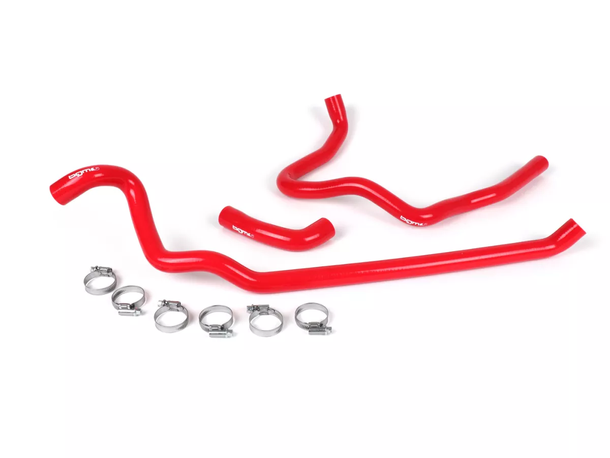 Kit durite de refroidissement -BGM PRO silicone 180°C- Vespa GT 125-200, Vespa GTL 125-200, Vespa GTS 125-300, Vespa GTV 125-250 - rouge