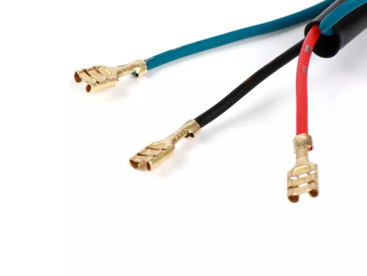 Juego de cables -BGM ORIGINAL- Piaggio Ciao, Bravo,Boxer - negro