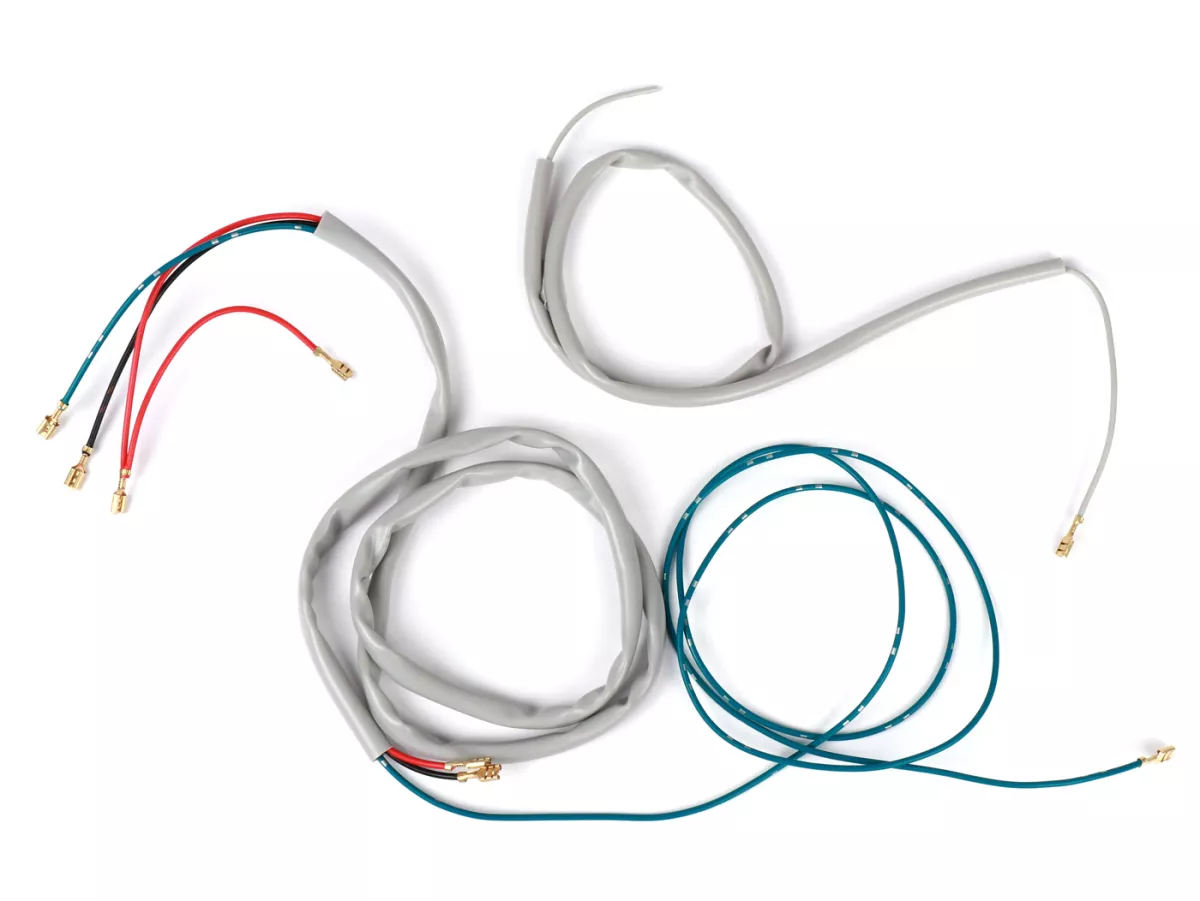 Wiring loom -BGM ORIGINAL- Piaggio Ciao, Bravo, Boxer - grey