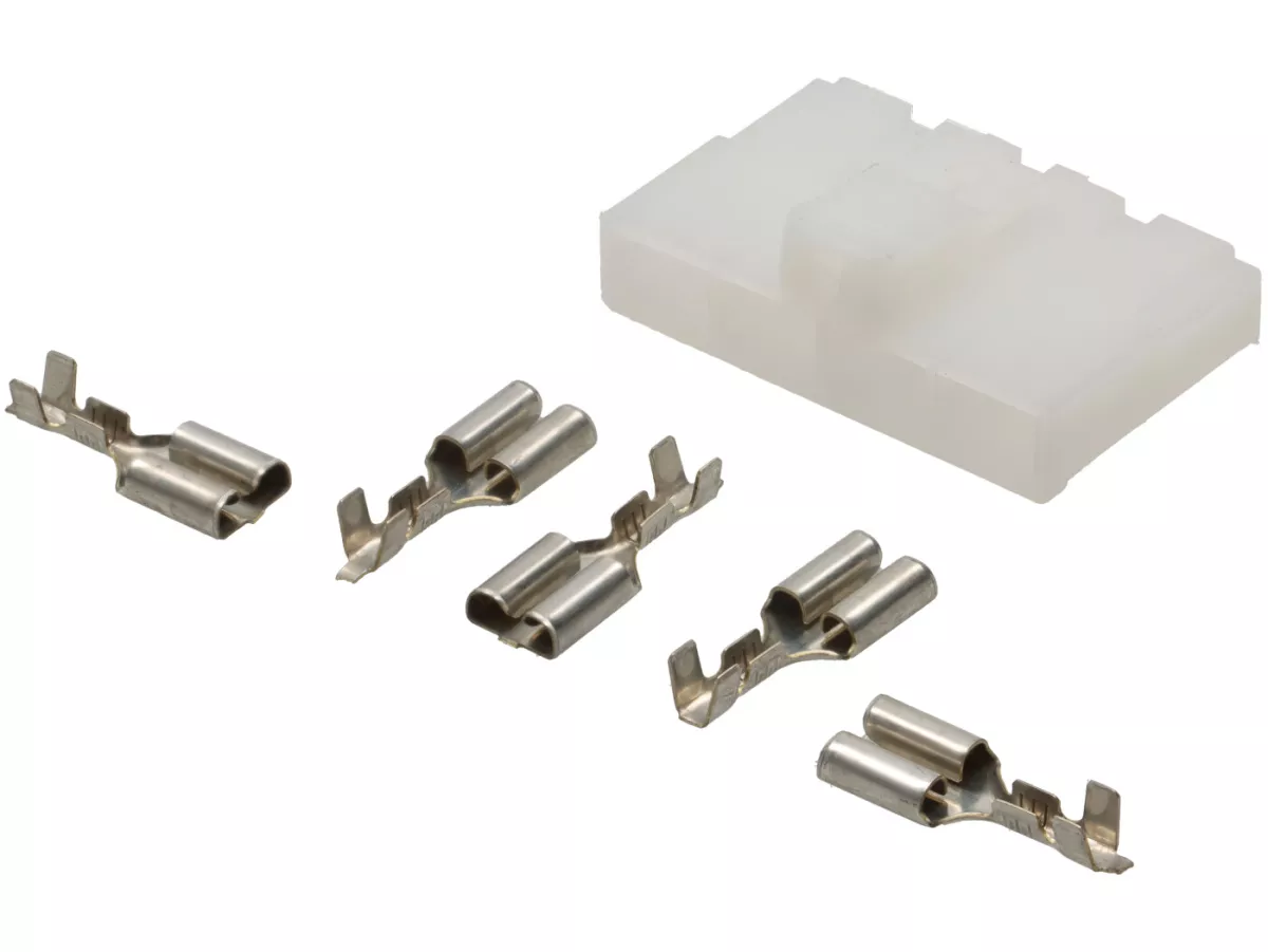 BGMMultiple plug connector for voltage regulator -DUCATI- 4-Pin - Minarelli, Morini, Vespatronic, Varitronic, Parmakit, Polini, IDM, Malossi VesPower, Pinasco Flytech, Sei Giorni, Evergreen, Casa Lambretta, Stratos