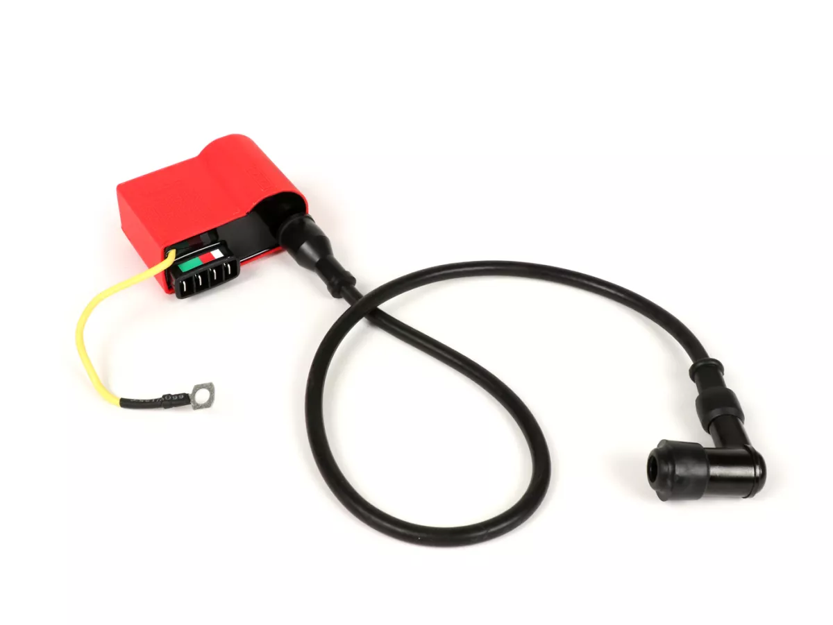 Juego CDI - incl. conector de bujía y cable -BGM PRO- Vespa PX (hasta 05/2011), Rally200 (Ducati), PK XL, ET3 - Rojo