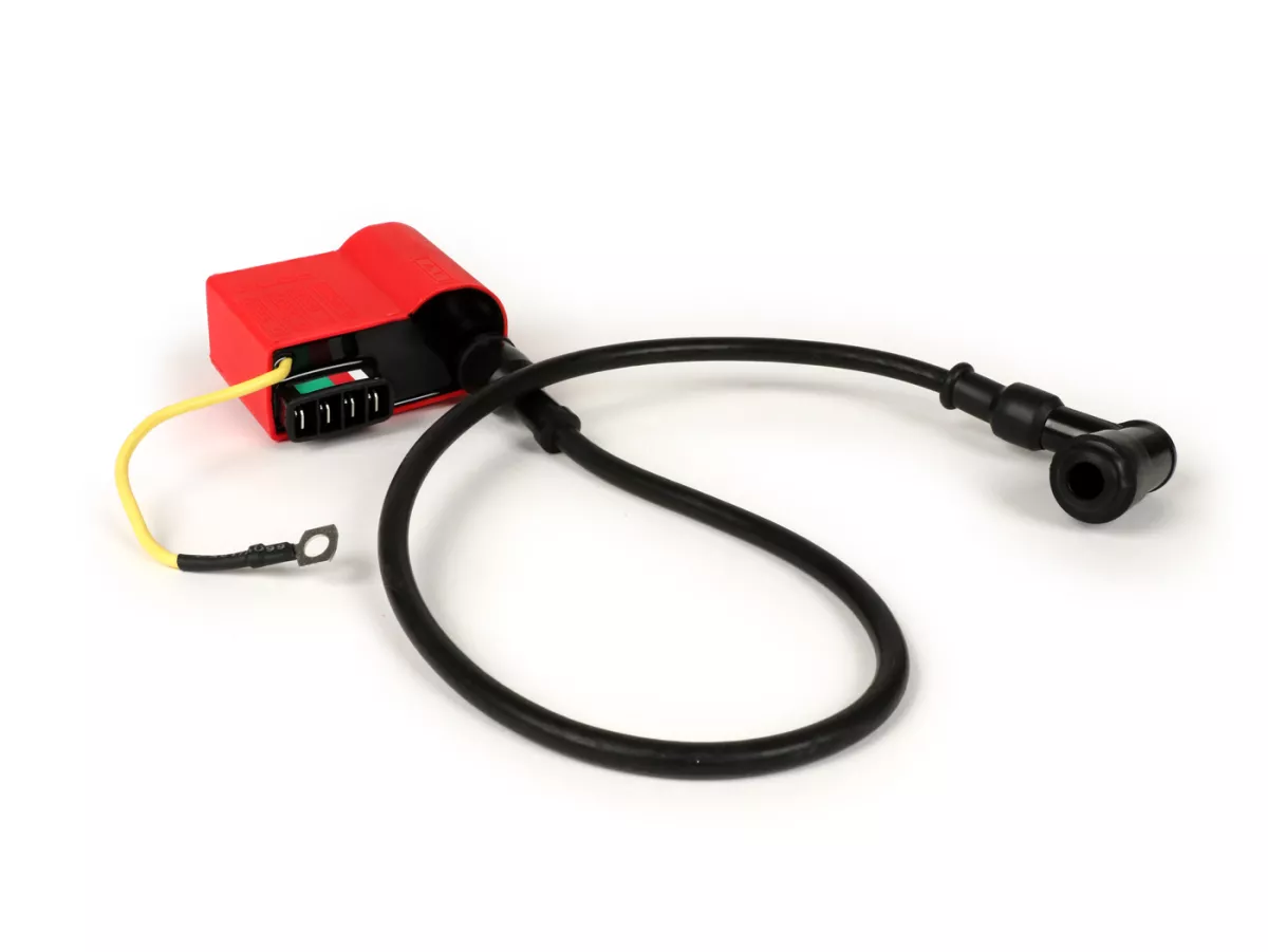 Juego CDI - incl. conector de bujía y cable -BGM PRO- Vespa PX (hasta 05/2011), Rally200 (Ducati), PK XL, ET3 - Rojo