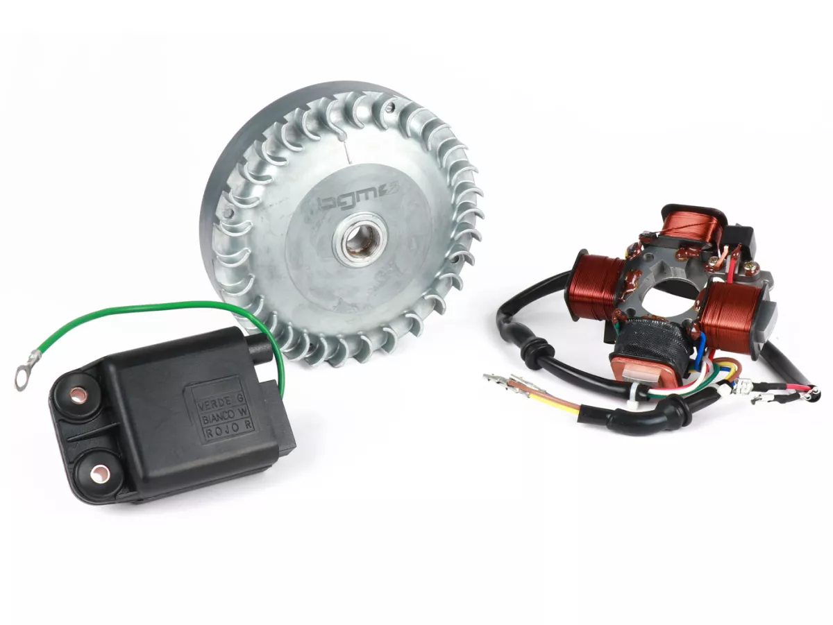 Juego de encendido -BGM PRO 12V Sport V2 (805g)- Encendido electrónico- Vespa Ciao, SI - adecuado para el uso con carcasas de motor Polini o Malossi ( Speed Engine )