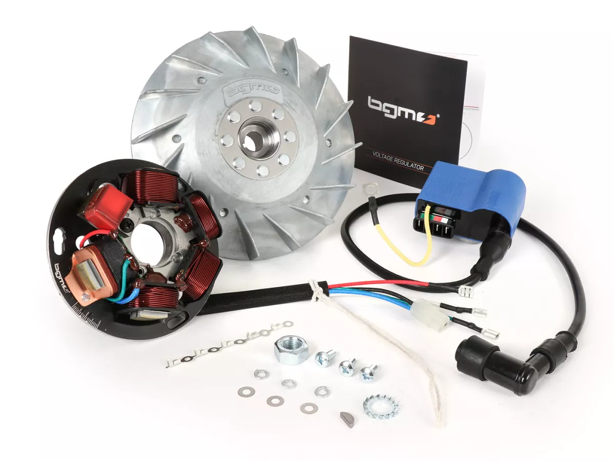Ignition set -BGM PRO 12V Touring electronic- Vespa PX80-200 (1984-), PX125/150 (2011-), Cosa125-200, LML125/150 (2-stroke) - 2300g