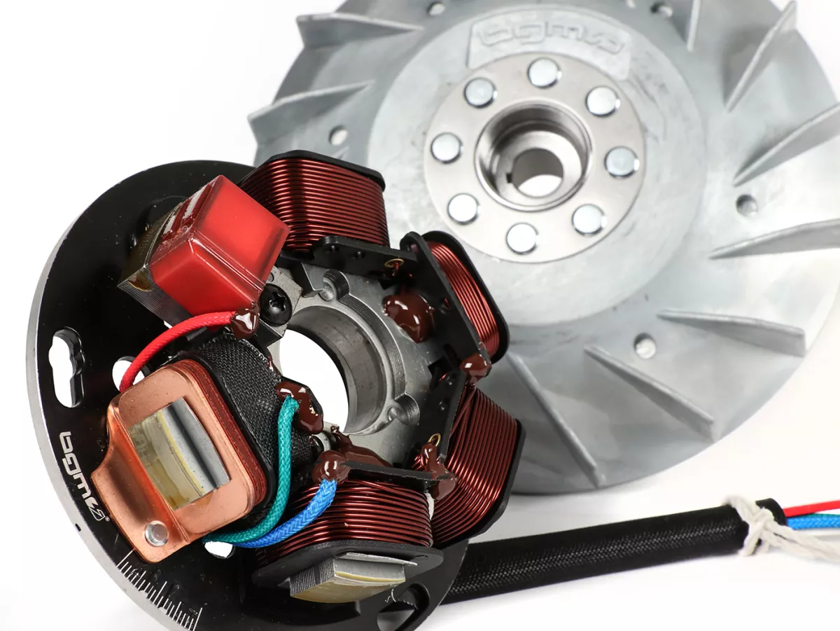 Ignition set -BGM PRO 12V Touring electronic- Vespa PX80-200 (1984-), PX125/150 (2011-), Cosa125-200, LML125/150 (2-stroke) - 2300g