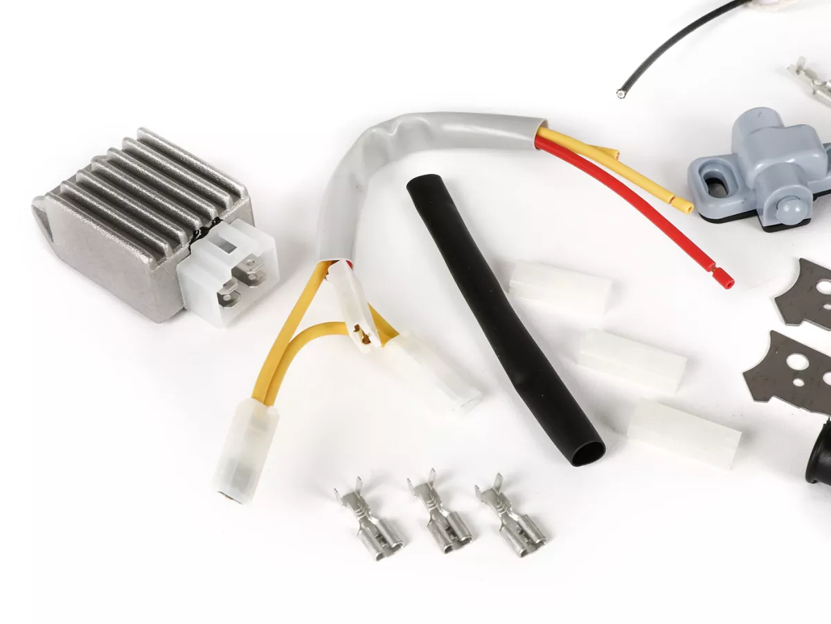 Set pengapian -BGM PRO 12V Touring elektronik- Vespa Largeframe (1957-1977, kerucut runcing) - Vespa Sprint150 (VLB1T), Sprint Veloce150 (VLB1T hingga sasis no. 294259), GT125 (VNL2T), GTR125 (VNL2T hingga sasis no. 145900), Super150 (VBC1T hingga sasis n