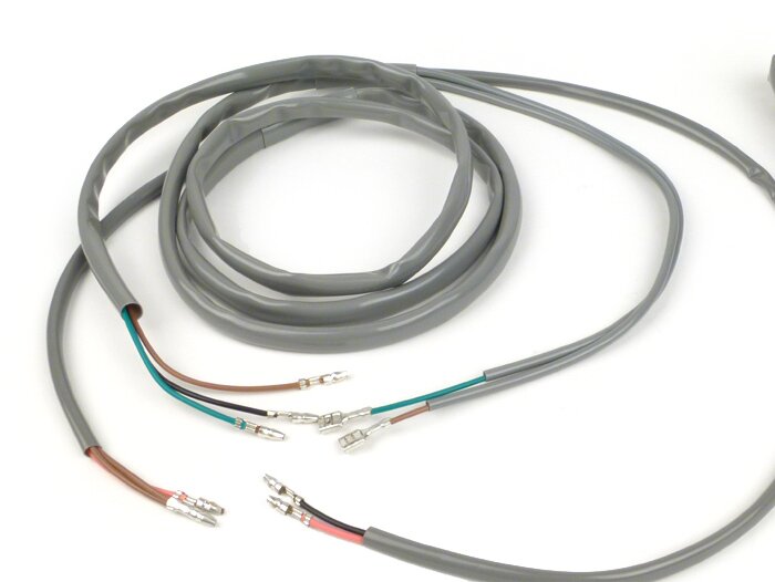 Wiring loom -BGM PRO Lambretta AC electronic ignition- LI, LIS, SX, TV (series 2-3), DL, GP - grey