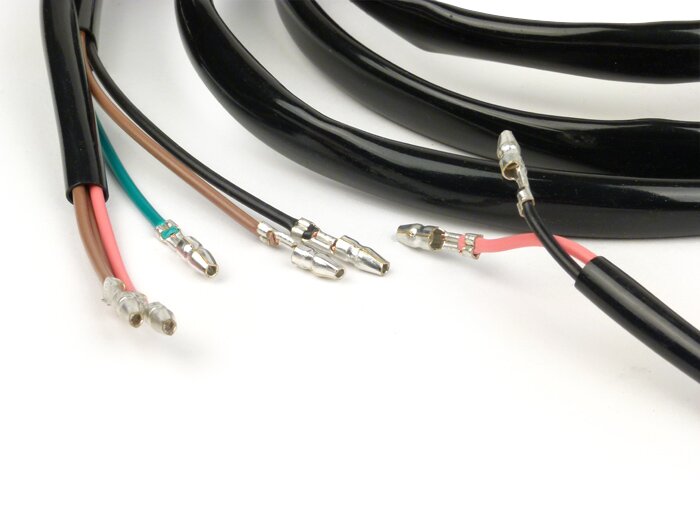 Kabelboom -BGM PRO Lambretta AC e-ontsteking- LI, LIS, SX, TV (Series 2-3), DL, GP - Zwart