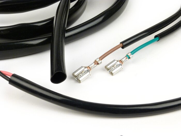 Kabelboom -BGM PRO Lambretta AC e-ontsteking- LI, LIS, SX, TV (Series 2-3), DL, GP - Zwart