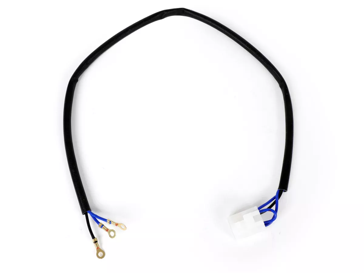 Cabang kabel untuk pengatur tegangan BGM6690, BGM6696 -BGM PRO, konversi AC Vespa ke pengapian elektronik- Vespa Smallframe V50, 50N, PV125, ET3, Vespa Largeframe Sprint, Rally, TS, GT, GTR, GL, Super, GS160, SS180, VNA, VNB, VBA, VBB