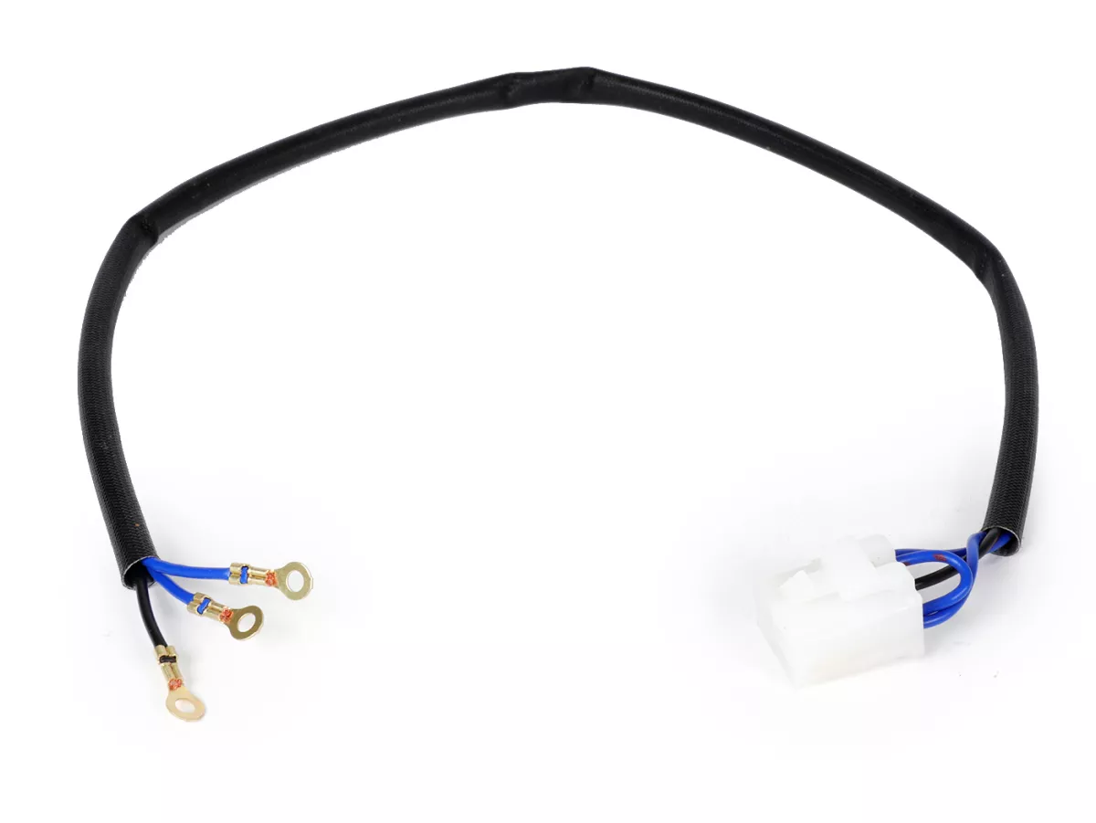 Cabang kabel untuk pengatur tegangan BGM6690, BGM6696 -BGM PRO, konversi AC Vespa ke pengapian elektronik- Vespa Smallframe V50, 50N, PV125, ET3, Vespa Largeframe Sprint, Rally, TS, GT, GTR, GL, Super, GS160, SS180, VNA, VNB, VBA, VBB
