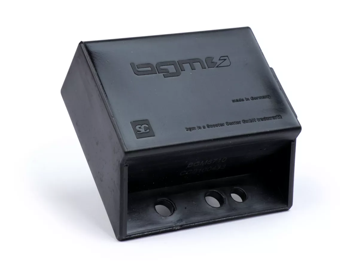 Rectificador de bocina incl. toma USB + juego de cables adaptadores -BGM PRO- con relé intermitente LED y función de carga USB