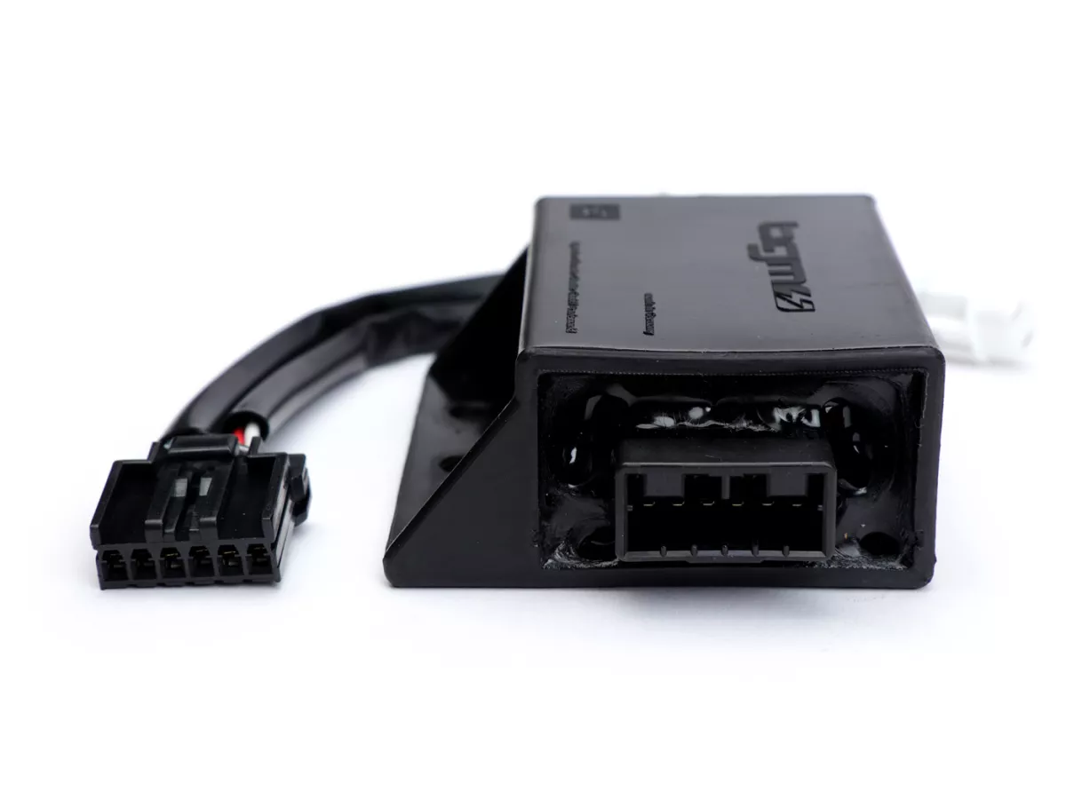 Rectificador de bocina incl. toma USB + juego de cables adaptadores -BGM PRO- con relé intermitente LED y función de carga USB