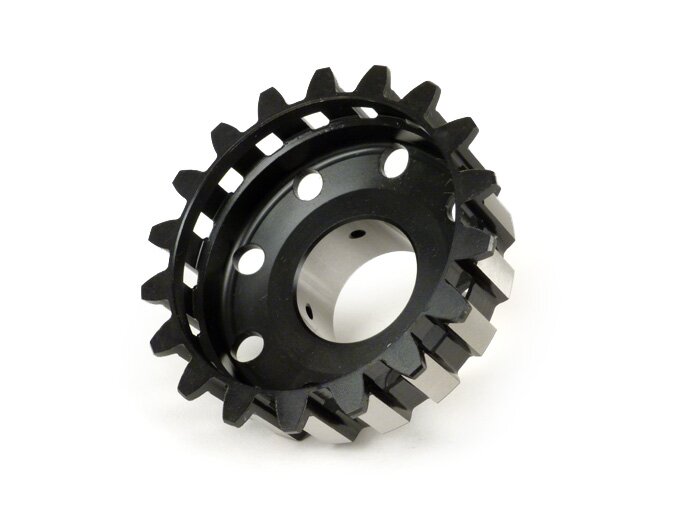 Clutch sprocket -BGM PRO- Vespa Cosa2, PX (1995-), BGM Superstrong, Superstrong CR - (for 67/68 tooth primary gear, helical) - 20 tooth