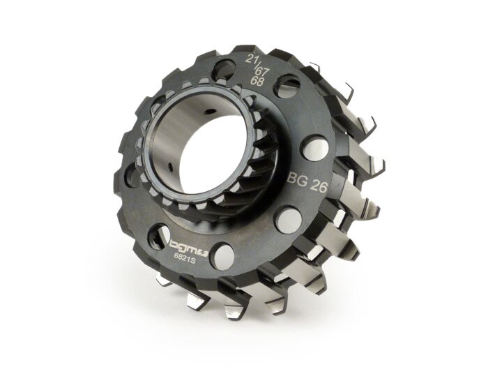 Piñón de embrague -BGM PRO- Vespa Cosa2, PX (1995-), BGM Superstrong, Superstrong CR - (para rueda primaria de 67/68 dientes, corte helicoidal) - 21 dientes