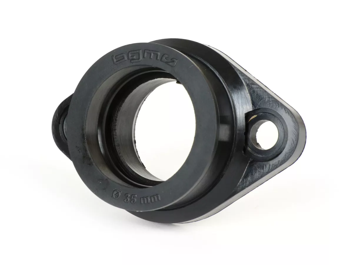 Carb rubber intake system, with flange -BGM ORIGINAL Smart Flow- CS=Ø=Ø35mm, hole pitch=60mm - PHBH 28/30, VHST24-26, VHSH30, TMX27-30, TM28, PWK28, Polini24-30