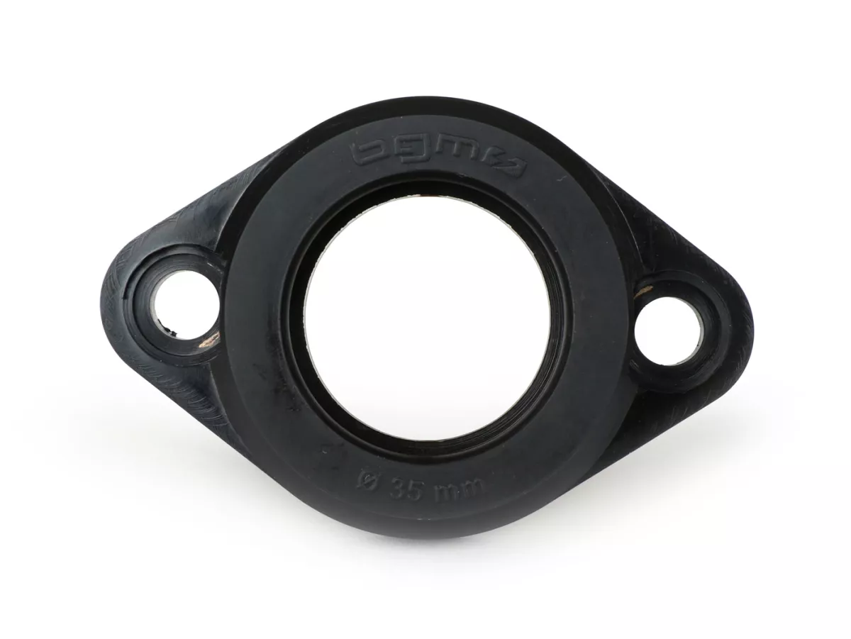 Carb rubber intake system, with flange -BGM ORIGINAL Smart Flow- CS=Ø=Ø35mm, hole pitch=60mm - PHBH 28/30, VHST24-26, VHSH30, TMX27-30, TM28, PWK28, Polini24-30