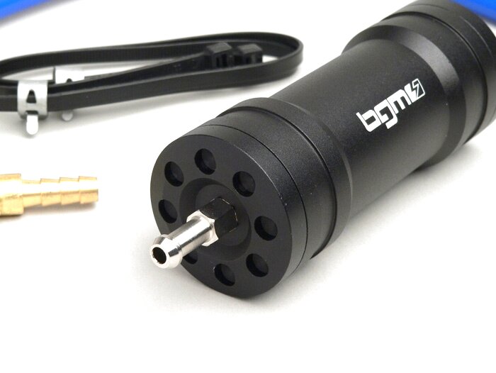 Fuel compensator boost bottle -CNC- black
