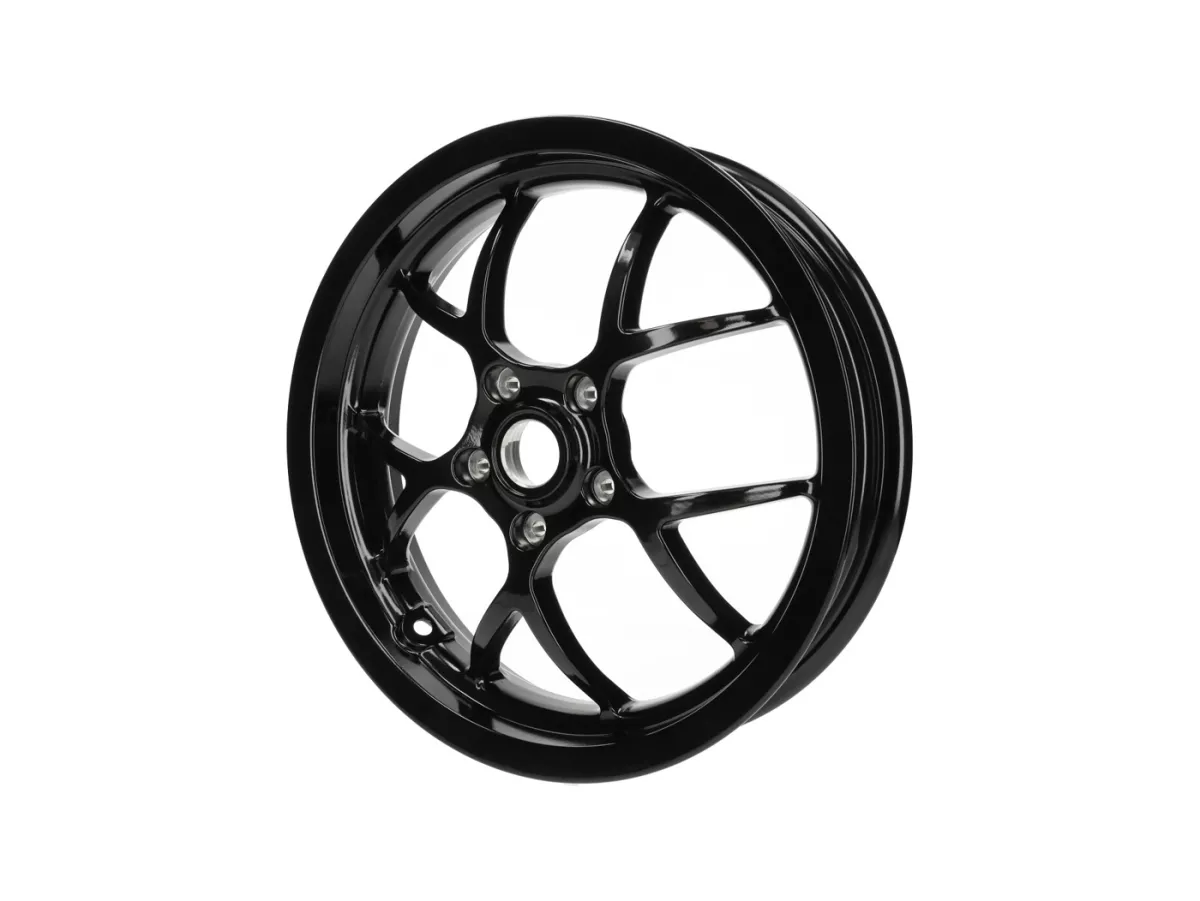 Wiel -BGM PRO SPORT - 3.00-13 inch - Vespa GTS, GTS Super, GTV, Sei Giorni, GT 60, GT, GT L 125-310cc - zwart glanzend