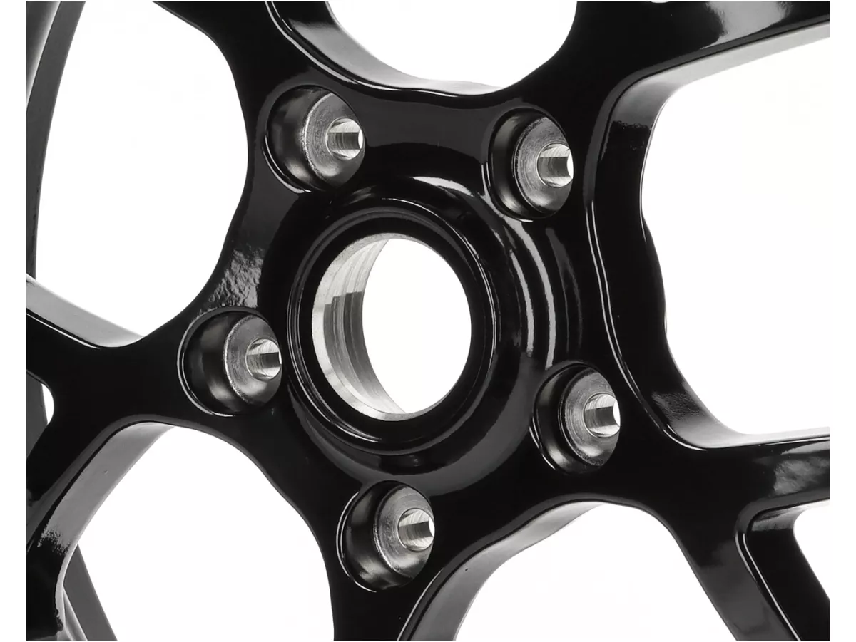 Wiel -BGM PRO SPORT - 3.00-13 inch - Vespa GTS, GTS Super, GTV, Sei Giorni, GT 60, GT, GT L 125-310cc - zwart glanzend