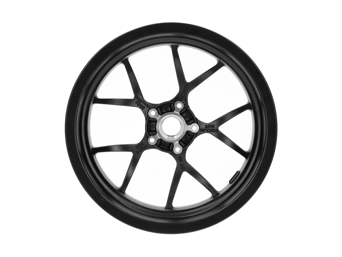 Wiel -BGM PRO SPORT - 3.00-13 inch - Vespa GTS, GTS Super, GTV, Sei Giorni, GT 60, GT, GT L 125-310cc - mat zwart