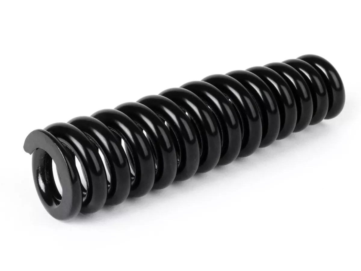 Front shock absorber spring -BGM ORIGINAL, l=165mm- Vespa Rally180 (VSD1T), Rally200 (VSE1T), Sprint150 (VLB1T), TS125 (VNL3T), GT125 (VNL2T), GTR125 (VNL2T), Super - black
