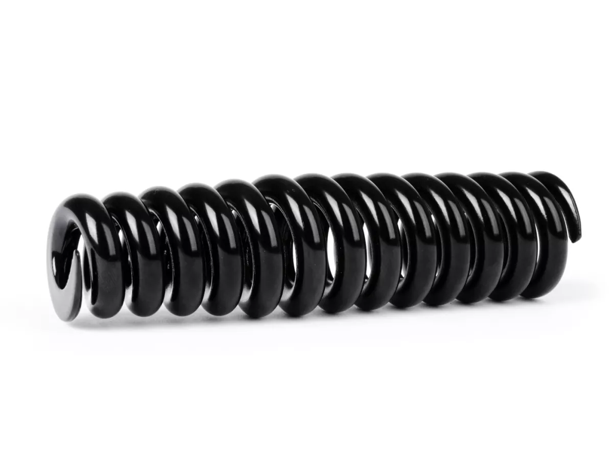 Front shock absorber spring -BGM ORIGINAL, l=165mm- Vespa Rally180 (VSD1T), Rally200 (VSE1T), Sprint150 (VLB1T), TS125 (VNL3T), GT125 (VNL2T), GTR125 (VNL2T), Super - black