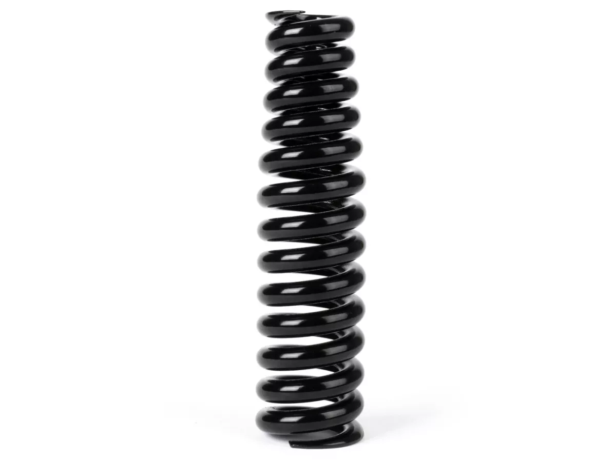Front shock absorber spring -BGM ORIGINAL, l=165mm- Vespa Rally180 (VSD1T), Rally200 (VSE1T), Sprint150 (VLB1T), TS125 (VNL3T), GT125 (VNL2T), GTR125 (VNL2T), Super - black