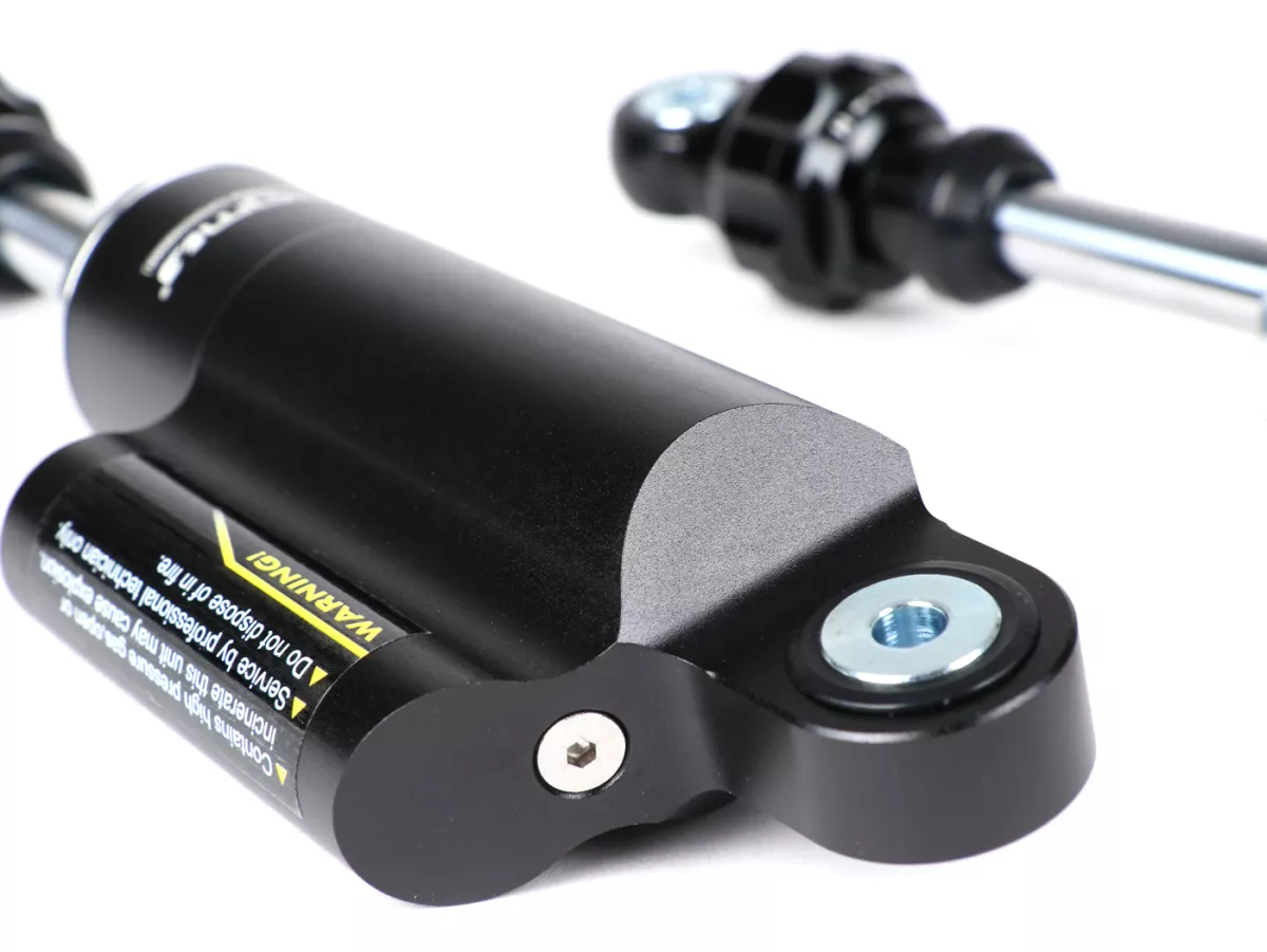 Pair of front shock absorbers -BGM PRO F16 COMPETITION- Lambretta LI, LIS, SX, TV (series 2-3), DL, GP - black