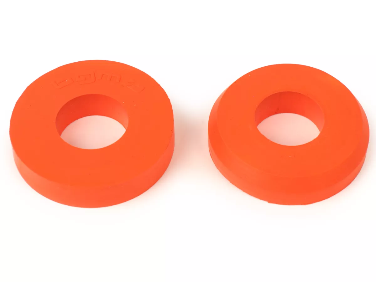 Silent block set for front upper shock absorber -BGM PRO- Vespa PX80, PX125, PX150, PX200, T5 125cc, Cosa, GT, GTS, GTL, GTV, LX, LT, LXV, Primavera, Sprint, ET2, ET4, Zip SP, Hexagon, MP3, Quartz, SKR, Gilera Fuoco