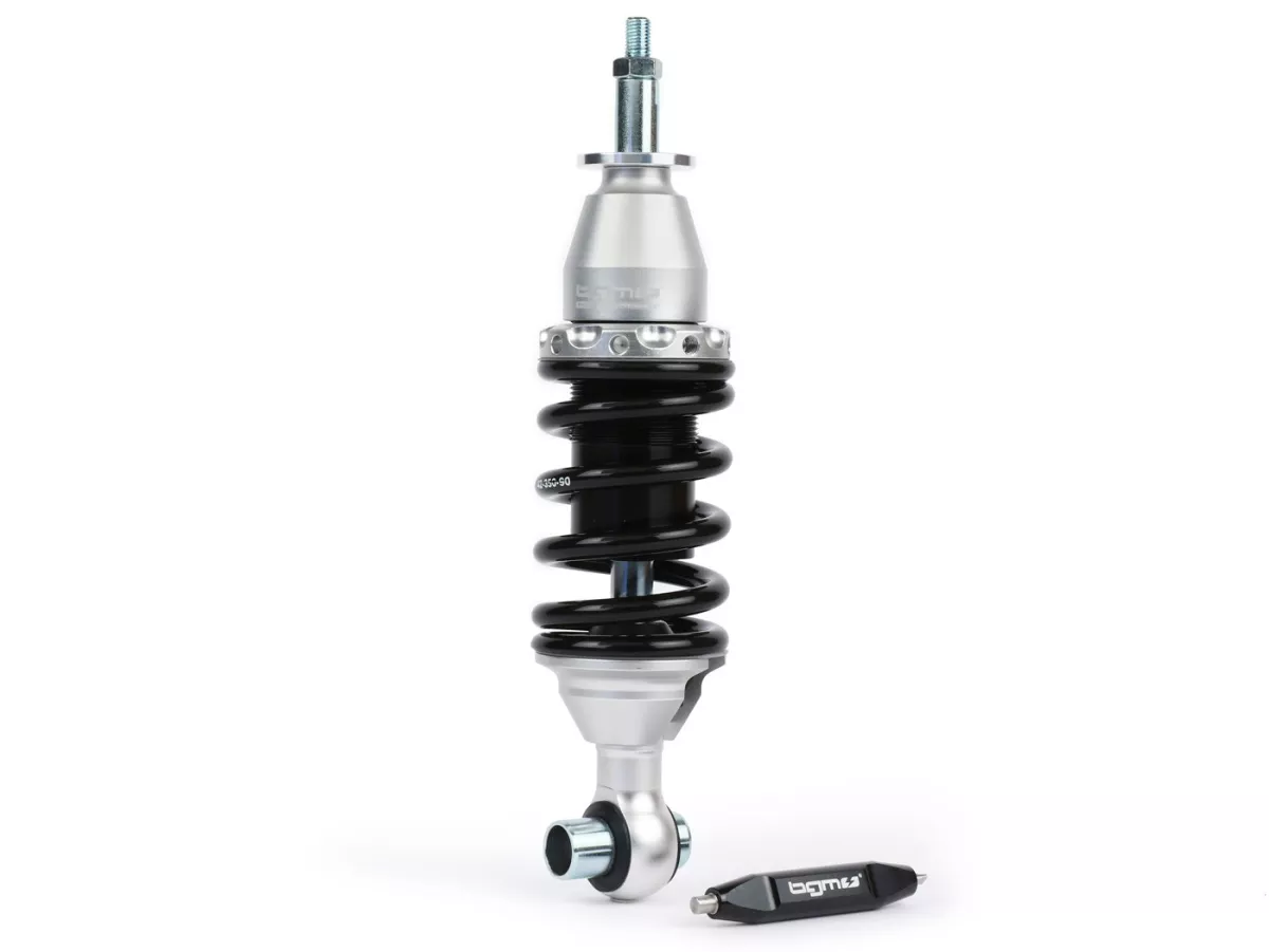 Ammortizzatore anteriore -BGM PRO SC/F1 SPORT, 200mm- Vespa V50, PV125, ET3 - nero/argento