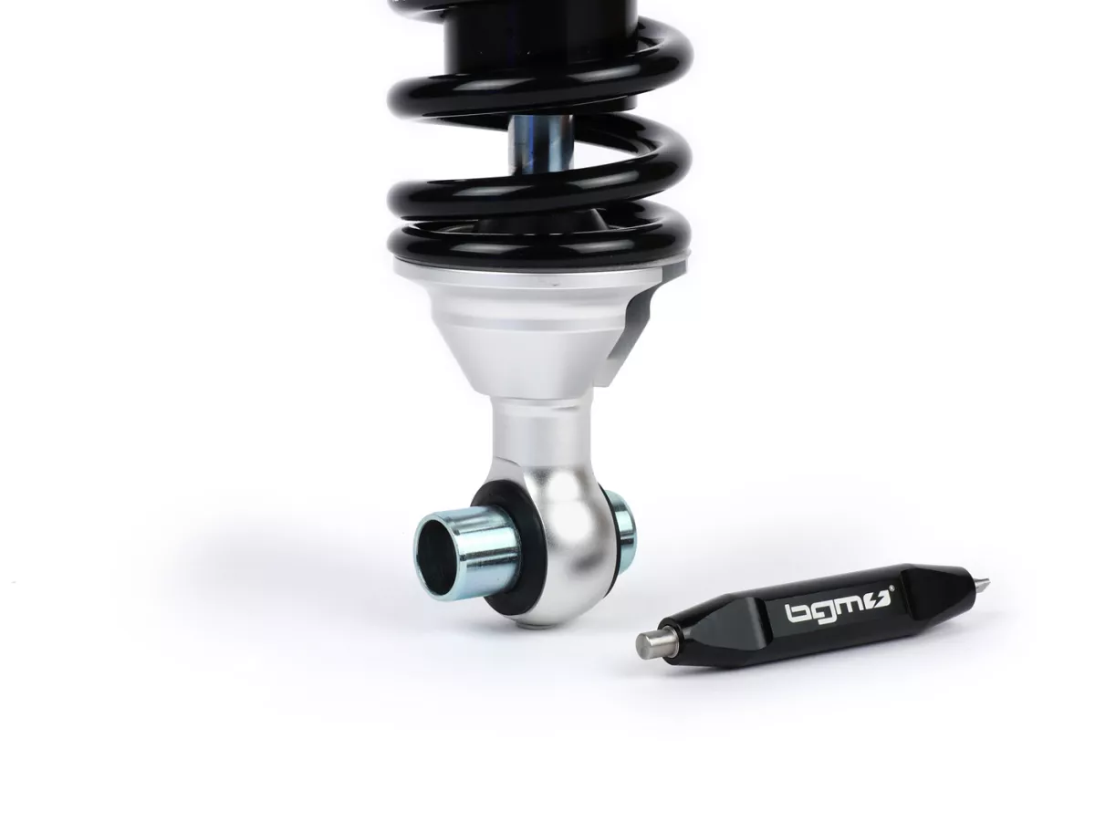 Ammortizzatore anteriore -BGM PRO SC/F1 SPORT, 200mm- Vespa V50, PV125, ET3 - nero/argento