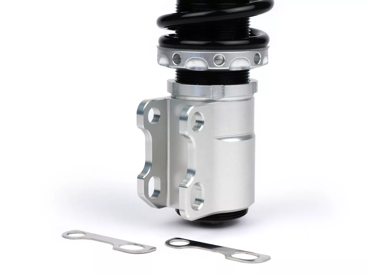 Ammortizzatore anteriore -BGM PRO SC/F1 SPORT, 240mm- Vespa PX80, PX125, PX150, PX200, T5 125cc - nero/argento