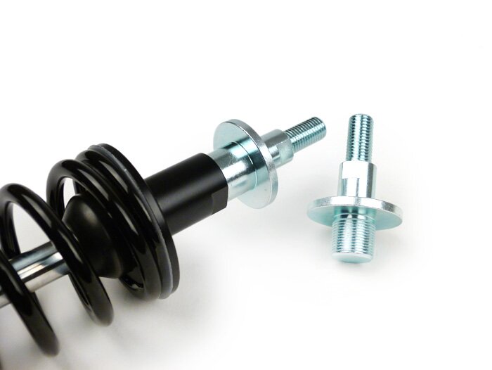 Front shock absorber -BGM PRO SC/F1 SPORT, 195mm + 205mm- Vespa PK -  black