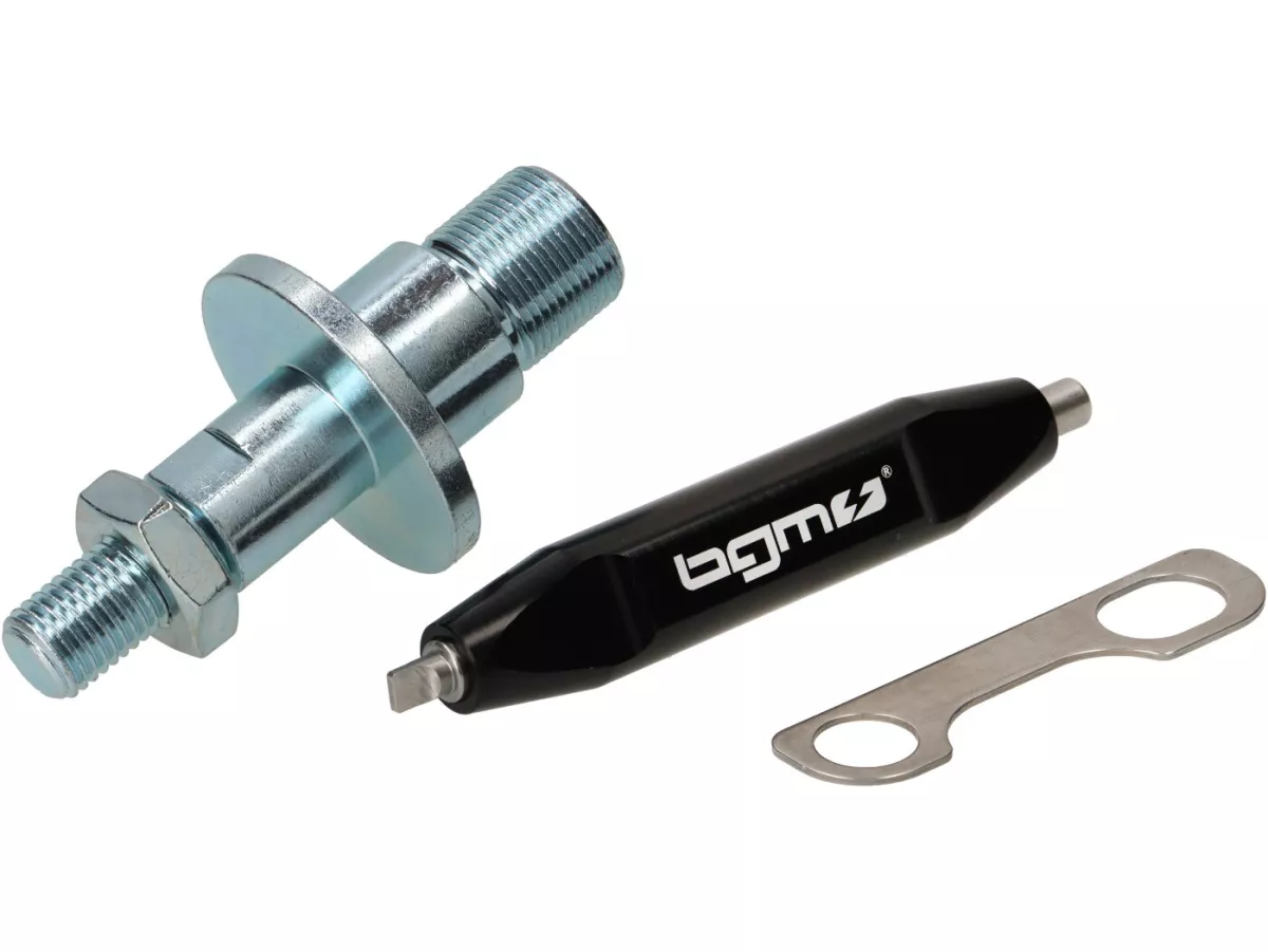 Front shock absorber -BGM PRO SC/F1 SPORT, 195mm + 205mm- Vespa PK -  black/silver